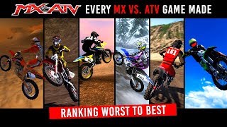 Every MX vs ATV Game  Ranking From Worst to Best [upl. by Dewain]