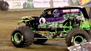 Grave Digger Nashville 2018  Monster Jam FULL FREESTYLE [upl. by Audra]