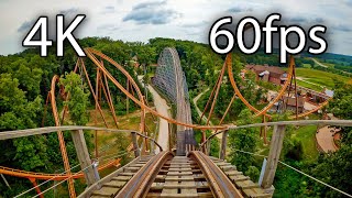 The Voyage front seat onride 4K POV 60fps Holiday World [upl. by Gibbeon]