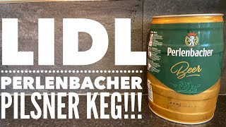 Lidl Perlenbacher Pilsner 5L Mini Keg Review [upl. by Atikihc]