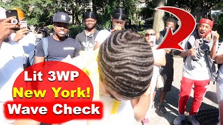 Super Lit Wave Check in New York City 🔥🌊 Only Deep 360 Waves [upl. by Pas]