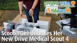 Drive Medical Scout 4 Unboxing amp Setup With Scooter Girl [upl. by Docile]