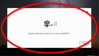 How To Fix Google Chrome  Egads Installtion Failed Error Code 0xa0430721 [upl. by Yahiya]