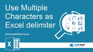 Use multiple characters as delimiter in Excel Text to Columns [upl. by Aeki]