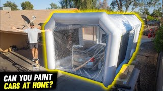 Amazon Inflatable Paint Booth for Cars [upl. by Zondra]