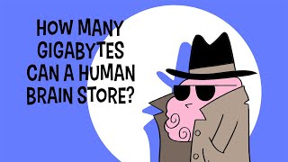 How many gigabytes can a human brain store [upl. by Steere]