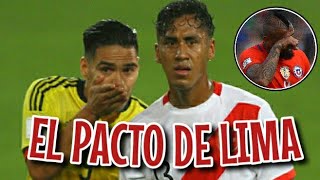 El día que Perú y Colombia arreglaron el empate para dejar a Chile afuera del mundial 2018 [upl. by Ettenuahs]