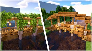 Minecraft 3 Simple Medieval Bridge Build Ideas and Designs [upl. by Thornburg601]