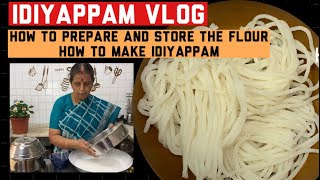 Idiyappam  Preparation amp storage of idiyappam flour  Making of idiyappam by Revathy Shanmugam [upl. by Cottrell]