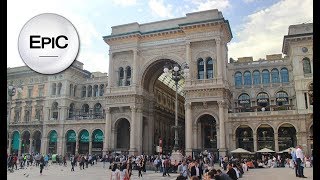 Galleria Vittorio Emanuele II  Milan Italy HD [upl. by Yelwah]