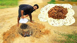 POROTTA BEEF MANTHI RECIPE  പൊറോട്ടേം ബീഫും കുഴിയിൽ ചുട്ടത്  M4 TECH [upl. by Wesla386]