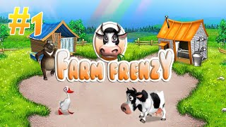 Farm Frenzy  Gameplay Level 1 to 6  1 [upl. by Xella]