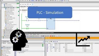 TIA Portal PLC Simulation PLCSIM S71500 [upl. by Aleinad]