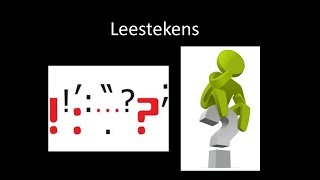 Leestekens gebruiken [upl. by Naujek]