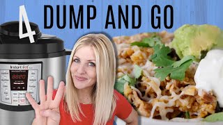 4 DUMP AND GO Instant Pot Recipes  Easy Instant Pot Recipes [upl. by Tunnell]