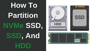 How To Partition Your SSD m2 NVMe SSD And HDD In Windows 10 [upl. by Hurty]