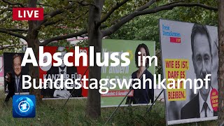 Wahlkampfabschluss zur Bundestagswahl [upl. by Zak]