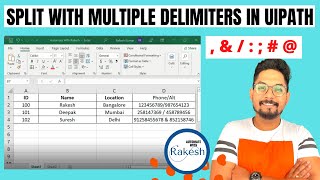 HOWTO Split with Multiple Delimiters in UiPath [upl. by Grussing]