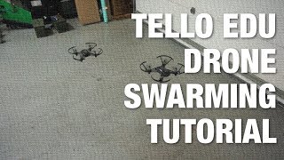 Tello EDU Drone Swarming Tutorial with Packet Sender and Python [upl. by Isolt884]