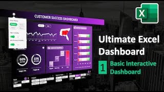 How to Create Impressive Interactive Excel Dashboard  Ultimate Excel Dashboard Ep 1 [upl. by Aneleve900]