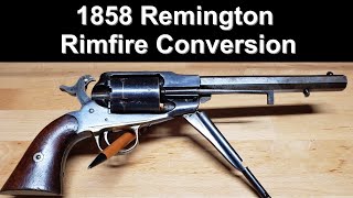 Remington 1858 Rimfire Conversion [upl. by Nnaira]