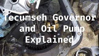 Tecumseh Governor and Oil Pump Explained [upl. by Grof]