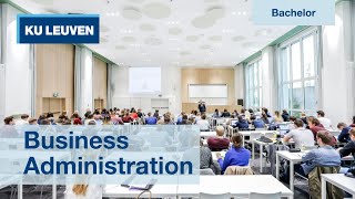 Bachelor of Business Administration  Brussels  KU Leuven [upl. by Lleirbag]