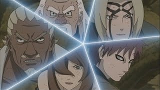 NarutoMadara vs Five Kages [upl. by Kroo]