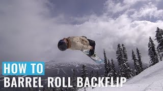 How To Barrel Roll Backflip On A Snowboard [upl. by Patsis881]