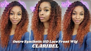 Glamourtress  Outre Synthetic HD Lace Front Wig  CLARIBEL [upl. by Shaia623]