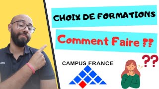 CAMPUS FRANCE Comment faire les bons choix de formations [upl. by Htenywg]