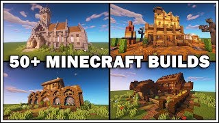 50 Awesome Minecraft Builds World Download [upl. by Benedic]