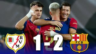 Rayo Vallecano vs Barcelona 12 La Liga 202425  MATCH PREVIEW [upl. by Nongim795]