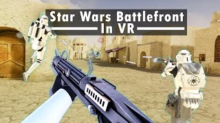 Star Wars Battlefront in VR  Contractors [upl. by Einnaj649]