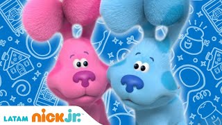 Pistas de Blue y tú  Blue se divierte con Magenta Nick Jr en Español [upl. by Mcguire]