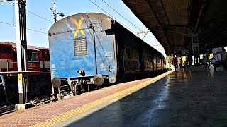 Train Reverse Shunts Onto Platform At Mumbai LTT Train Station [upl. by Laise]