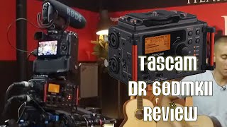 Tascam DR 60DMKII 4 channel portable recorder for DSLR Review [upl. by Oleic]