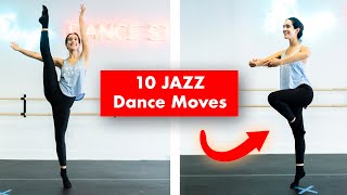 10 Basic Jazz Dance Moves [upl. by Shepard]