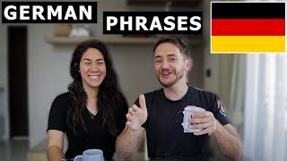 10 GERMAN PHRASES Every Traveler Should Know Basic German [upl. by Toblat629]