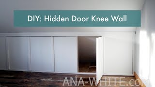 Knee Walls with Hidden Doors [upl. by Omarr]