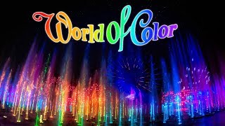 4K World of Color  Front Row  Disney California Adventure [upl. by Akeemahs]