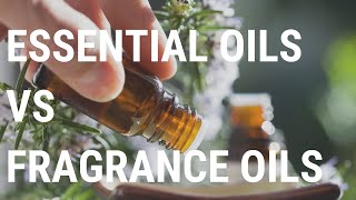 Essential Oils vs Fragrance Oils  Candle Making [upl. by Laehcim]