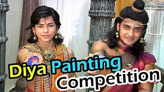 Ashoka and Sushims diya painting competiton [upl. by Sulamith58]