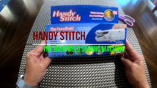 Handy Stitch The Handheld Sewing MachineStep by Step Tutorial [upl. by Rieger58]