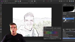 Affinity Photo  Teil 21 Bleichstiftzeichungen [upl. by Yllen]