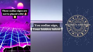 Zodiac Signs TikTok Compilation 🔮Part 16🔮 [upl. by Joletta546]