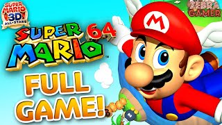 Super Mario 64 Full Game Walkthrough [upl. by Madlen394]