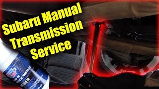 Subaru Manual Transmission Service [upl. by Hedgcock]