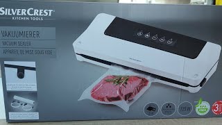 SilverCrest Vacuum Sealer  Vakuumierer [upl. by Nadnarb]