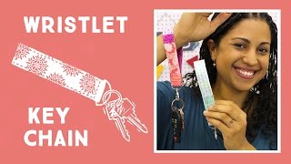 Make an Easy Wristlet Key Chain Fob [upl. by Gonzales]